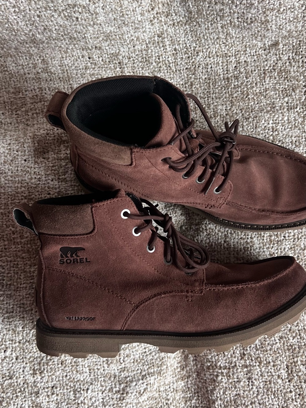 Size 9 Sorel Men's Madson II Chukka Waterproof Suede Boots - Brown